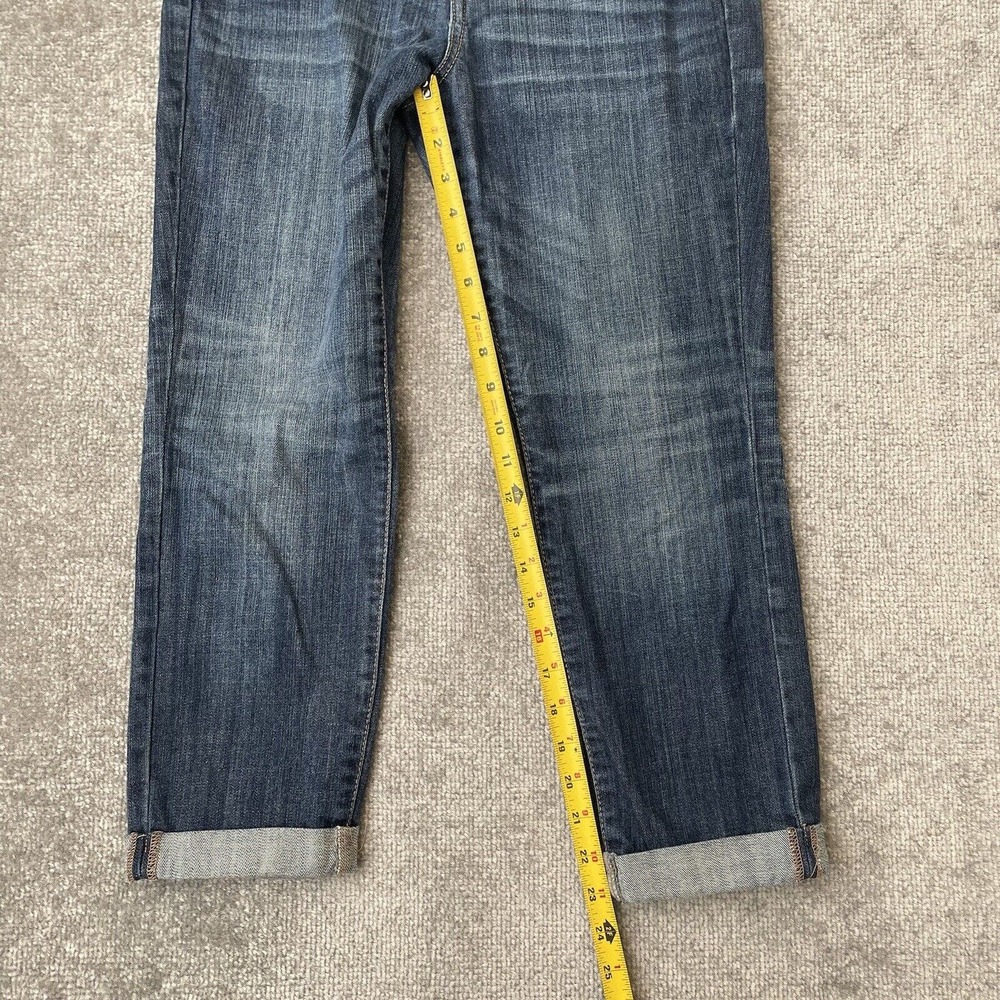 Banana Republic Jeans Womens 29/8 Cropped Rolled Cuff Casual Denim Capri Pants - Picture 8 of 11